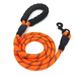 5Ft Reflective Dog Leash Strong Dog Leash With Comfortable Padded Handle Traction Rolled Dog Leads -Slip Handle Dog Leash Rope For Large And Medium Pets
