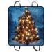 YKCG Christmas Tree with Lights in Winter Happy New Year Pet Seat Cover Car Seat Cover for Pets Cargo Mats and Hammocks for Cars Trucks and SUVs 54x60 inches