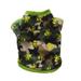 Pet Dog Fleece Coat Soft Warm Dog Clothes Skull Camouflage/Polka dot/Leopard/Paw Printed/Striped Pullover Fleece Warm Jacket Costume for Doggy Cat Puppy Apparel M