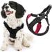 Gooby Escape Free Sport Harness - Black Small - Escape Free Step-in Harness with Neoprene Body for Small Dogs and Medium Dogs for Indoor and Outdoor use