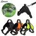 Spencer No Pull Dog Harness Outdoor Adjustable Pet Vest Reflective Oxford Harness Chest Strap for Dogs with Control Handle for Medium Large Dogs Walking Training Orange 2XL