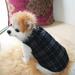 Pet Dogs Autumn Winter Thickened Vest Coat Small Medium Dogs Warm Costume with Traction Ring(Black 3XL)