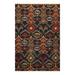 Hand Knotted Black, Rust Wool Traditional Oriental Area Rug (6x9) - 5' 11'' x 8' 11''