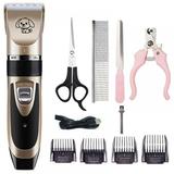 Pet Shaver Clippers Low Noise Rechargeable Cordless Electric Quiet Hair Clippers Set for Dog Cat