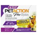 PETACTION PRO Flea & Tick Topical Treatment for Dogs 45-88 lbs 6 Count