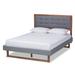 Carson Carrington Isasen Walnut Wood Platform Bed