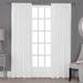 ATI Home Belgian Sheer Window Curtain Panel Pair with Rod Pocket