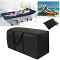 HOTBEST Outdoor Heavy Duty Rattan Furniture Chions Waterproof Cover Garden Storage Bag