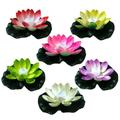 SPRING PARK Artificial LED Pool Floating Lotus-Light Garden Fountain Water Flower Lamp