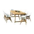 Amazonia Valli Reclaimed Teak 9 Piece Patio Dining Set