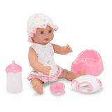 Melissa & Doug Mine to Love Annie 12-Inch Drink and Wet Poseable Baby Doll