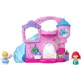 Disney Princess Play & Go Castle Little People Portable Playset & 2 Figures for Toddlers