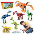 Dinosaurs Building Blocks Creative DIY Construction Toy for Boys Girls Aged 6 7 8 9 10 11 12 (539 Pieces)