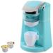 Constructive Playthings My Coffee Machine 4-Piece Kitchen Appliance Toys for Kids 3-5 Blue Unisex