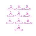 JETTINGBUY 40PCS Hangers Accessories For Doll Clothes Dress Skirt Shoes Pretend Gift