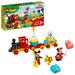 LEGO DUPLO Disney Mickey & Minnie Birthday Train 10941 Building Toys for Toddlers with Number Bricks Cake and Balloons 2 Year Old Girls & Boys Gifts