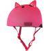 Krash Bright Meow LED Pink Bike Helmet with Red LED Lights Youth 8+ (54-58cm)