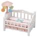 Calico Critters Crib with Mobile Dollhouse Furniture Set with Working Features