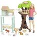 Barbie Pet Rescue Center Playset with Doll 8 Animals & Accessories