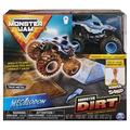 Monster Jam Megalodon Monster Dirt Starter Set Featuring 8oz of Monster Dirt and Official 1:64 Scale Die-Cast Monster Jam Truck