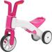 Chillafish Bunzi Gradual Balance Bike and Tricycle 6 inches 2-in-1 Ride on Toy for 1-3 Years Old Silent Non-Marking Wheels Pink