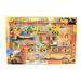 Construction Crew 4 Piece Mini Toy Diecast Vehicle Play Set Comes with Street Play Mat Variety of Vehicles and Figures