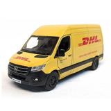 5 Die-cast: DHL Mercedes Benz Sprinter Delivery Van 1/48 Scale. Featuring Pull Back and Go Action.