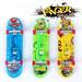 Children s Light Finger Skateboard Toy Finger Skateboard Mini Set Topwoner Luminous Booth Toy With Tools Two Sets Of Random Colors Mixed Hair