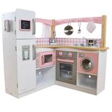 KidKraft Grand Gourmet Corner Play Kitchen with 5 Accessories