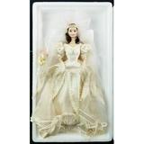 Blushing Orchid Bride Barbie Porcelain Doll The Wedding Flower Collection Mattel