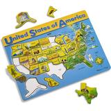 Melissa & Doug USA Map Puzzle 45 pcs