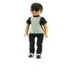 Gray and Black Shirt and Pants Set For 18 Inch Dolls