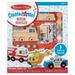 Melissa & Doug Created by Me! Rescue Vehicles Wooden Craft Kit - Decorate-Your-Own Police Car Fire Truck Helicopter