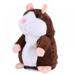Lovely Talking Hamster Repeats What You Say Plush Animal Toyï¼ŒElectronic Hamster Mouse for Boys Girls & Baby Gift