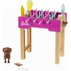 Barbie Foosball Accessory Pack with Pet Puppy & Mini Storytelling Pieces Including Snacks