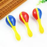 SPRING PARK 2Pcs Baby Maraca Rattle Hand Shaker Sand Hammer Musical Early Educational Toy