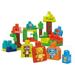 MEGA BLOKS Fisher-Price Woodland Friends Building Toy Blocks (70 Pieces) for Toddler