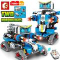 Remote Control Robot Building Toys for Boys Girls STEM Projects for Kids Ages 8-12 Engineering Learning Educational Coding DIY Building Block Robotics Kit Rechargeable Robot Toy Gifts (796 Pieces)