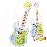 MELLCO The Learning Journey Early Learning - Little Rock Star Guitar - Baby & Toddler Toys & Gifts for Boys & Girls Ages 12 months and Up 1*Mic