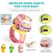 LNKOO Car Toys Die Cast Vehicles&Digital Watch 2 in 1 Wrist Pals Toy Touch Change Music & Colorful Lights Kids Educational Toys for 3 4 5 6 7 Year Old Boys Girls