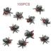 Famyfamy 100 Pcs Plastic Simulated Fly Joke Toys Prank Flies Toys for Halloween Party Decorations;100 Pcs Plastic Simulated Fly Joke Toys Prank Toys for Halloween Party Decor