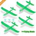 4 Pack LED Light Airplane Toy For 3 4 5 6 7 8 Year Old Boys Throwing Foam Plane Kids Toys Indoor Outdoor Flying Toy for Boys Girls - Flying Toy Garden Beach Park Throw Planes Foam Airplane 18.5