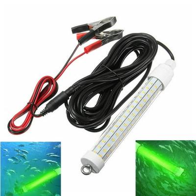 Green LED Underwater Submersible Night Attract Fishing Light Boat Attract Fishes 