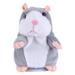 LNGOOR Adorable Gift Toy Talking Hamster Mouse Plush Doll for Kids Mimicry child Plush Toy Gift Repeats What You Say