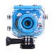 Kids Action Camera Waterproof Video Digital Children Cam 1080P HD Sports Camera Camcorder for Boys Girls Build-in MP3 Games 32GB SD Card (Blue)