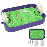 Yesbay Kids Mini Competitive Soccer Football Field Desktop Interactive Game Puzzle Toy Competitive Football Game Toy Green Green