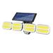 4 Head Adjustable Security Solar Lights 240 COB Solar Motion Sensor Lights Holiday Christmas Decoration