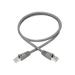 Tripp Lite Cat6a Ethernet Cable 10G STP Snagless Shielded PoE M/M Gray 2ft - 2 ft Category 6a Network Cable for Network Device Switch Hub Patch Panel Router Modem VoIP Device Surveillance Ca...