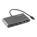 Thunderbolt 3 Mini Dock - Portable Dual Monitor w/HDMI 4K 60Hz - 2X USB-A Hub (3.2/2.0) GbE - 28cm Cable - TB3 Multiport Adapter - Mac/Windows - Upgraded Version of TB3DKM2HD (TB3DKMHDL)