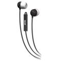 Maxell In-Ear Buds with Built-in Microphone 4 ft Cord Black (190300)